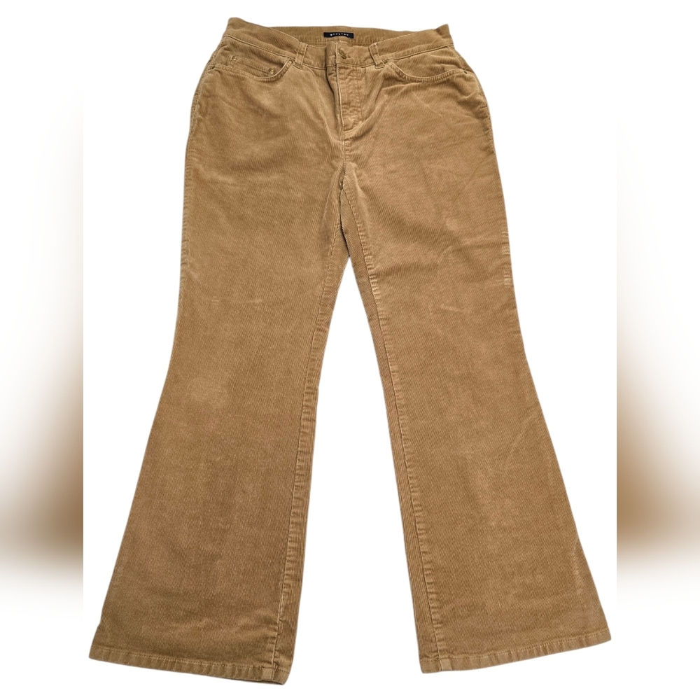 Jones New York Stretch Corduroy Pants in Tan Size 8P